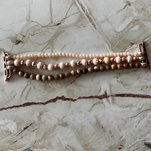 Rose Gold Apple Watch Bracelet Band - Picture 2 of 2
